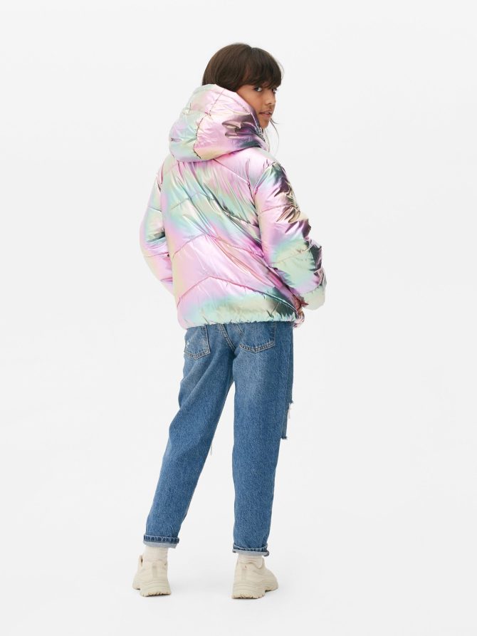 Ombré Metallic Puffer Jacket - Image 2