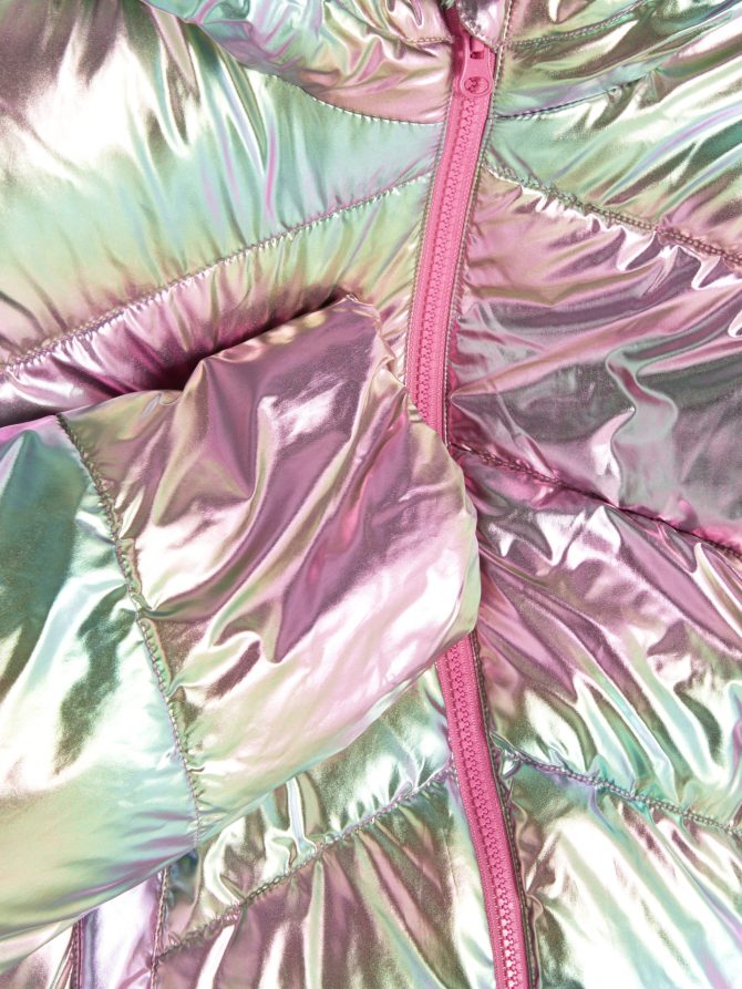 Ombré Metallic Puffer Jacket - Image 5