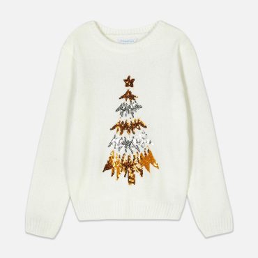 Kids’ Sequin Chenille Holiday Sweater