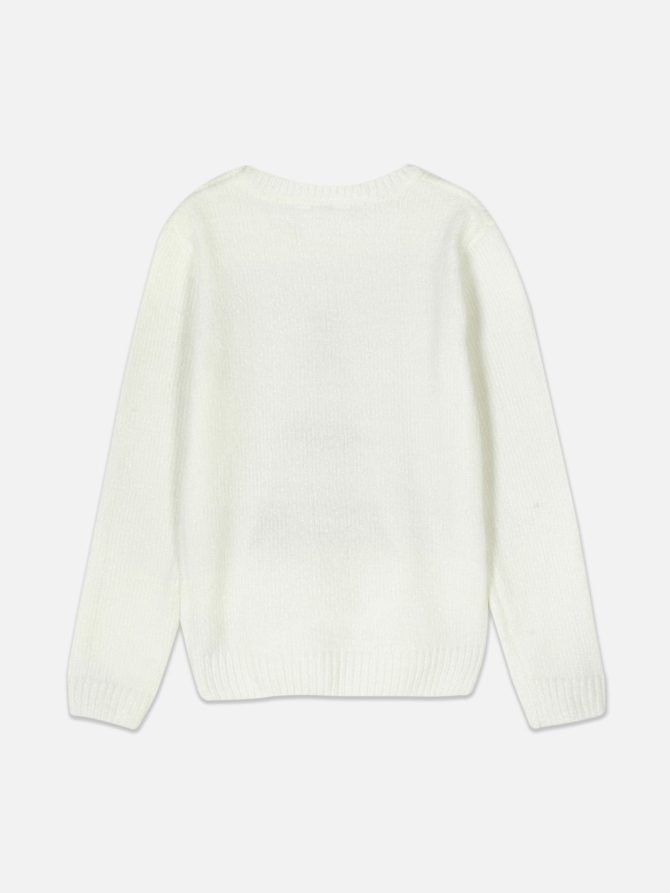 Kids’ Sequin Chenille Holiday Sweater - Image 2
