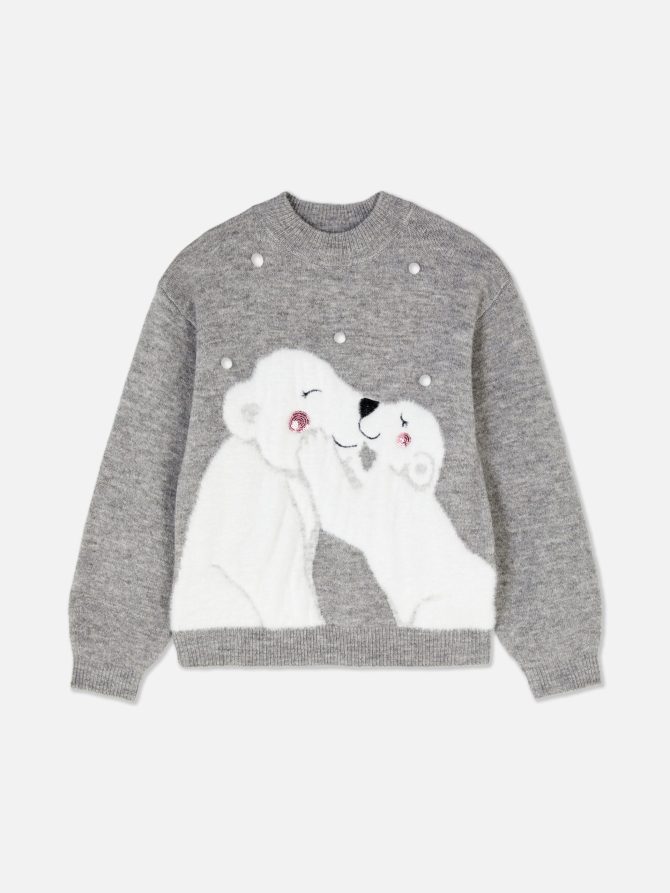 Kids' Polar Bear Sweater - Image 3