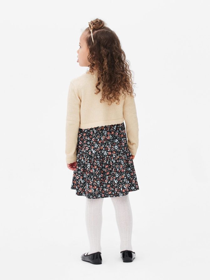 Sparkle Cropped Cardigan - Image 2