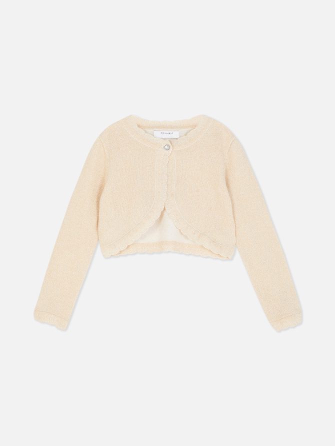 Sparkle Cropped Cardigan - Image 3