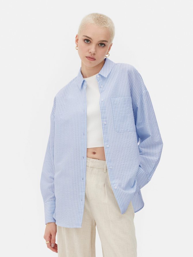 Striped Seersucker Shirt - Image 2
