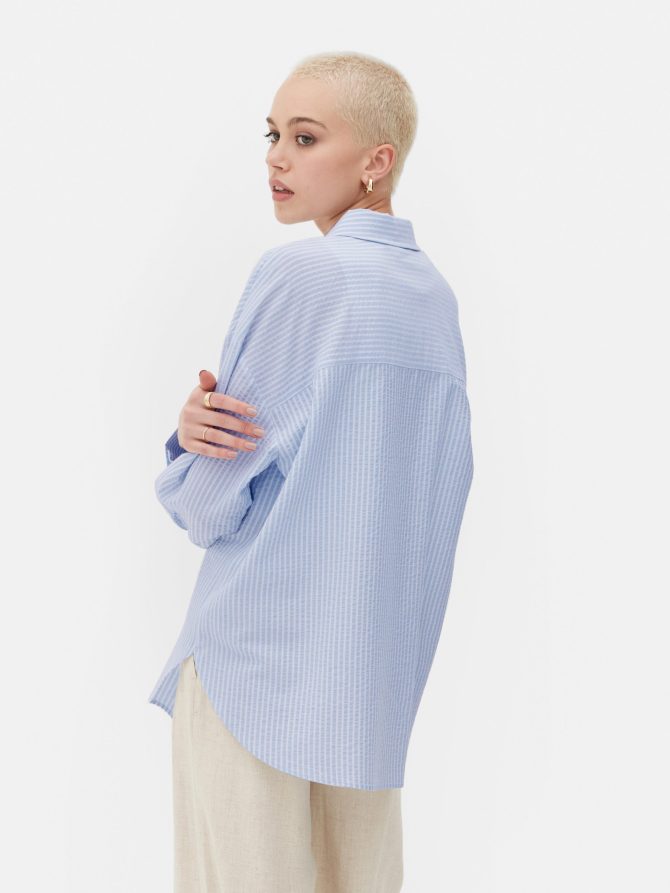 Striped Seersucker Shirt - Image 4