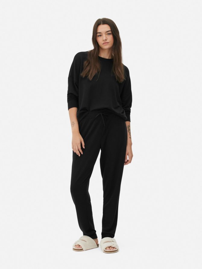 Crew Neck Pajama Sweatshirt