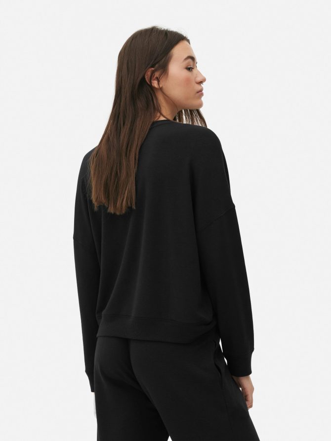 Crew Neck Pajama Sweatshirt - Image 4