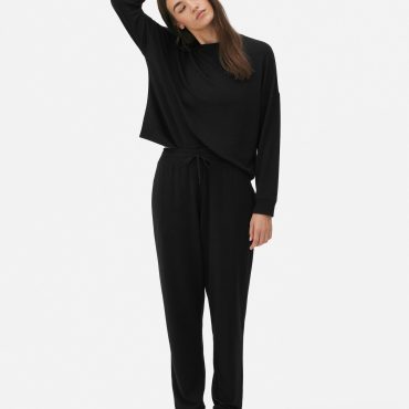 Cuffed Pajama Bottoms
