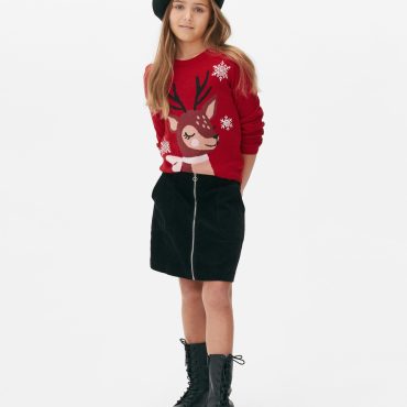 Kids’ Festive Reindeer Sweater