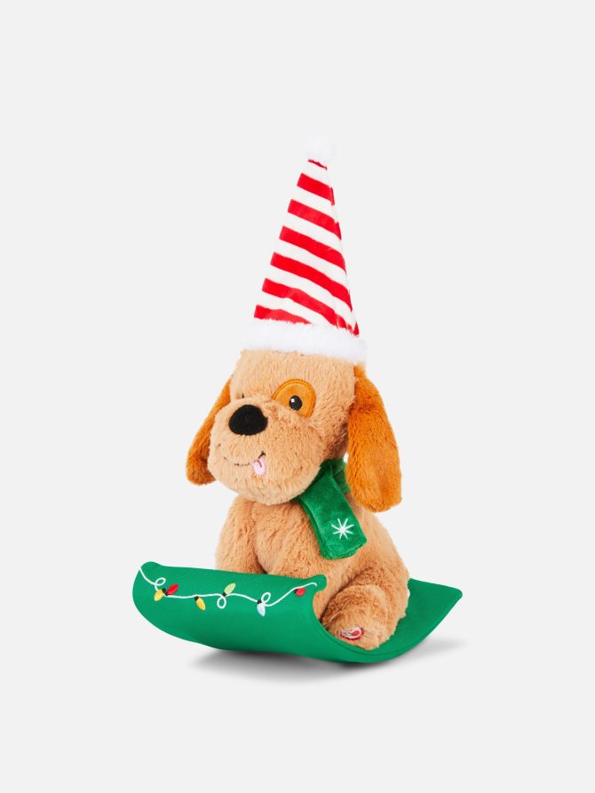 Christmas Dog Plush Toy