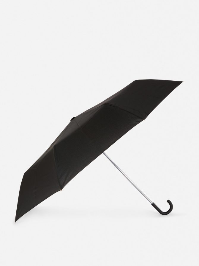 Curved Handle Folding Umbrella