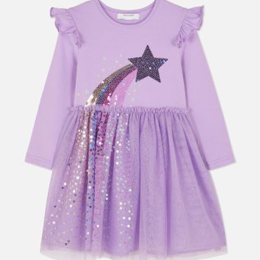 Shooting Star Sequin Tutu Dress