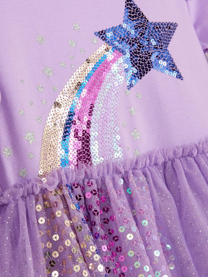 Shooting Star Sequin Tutu Dress - Image 3