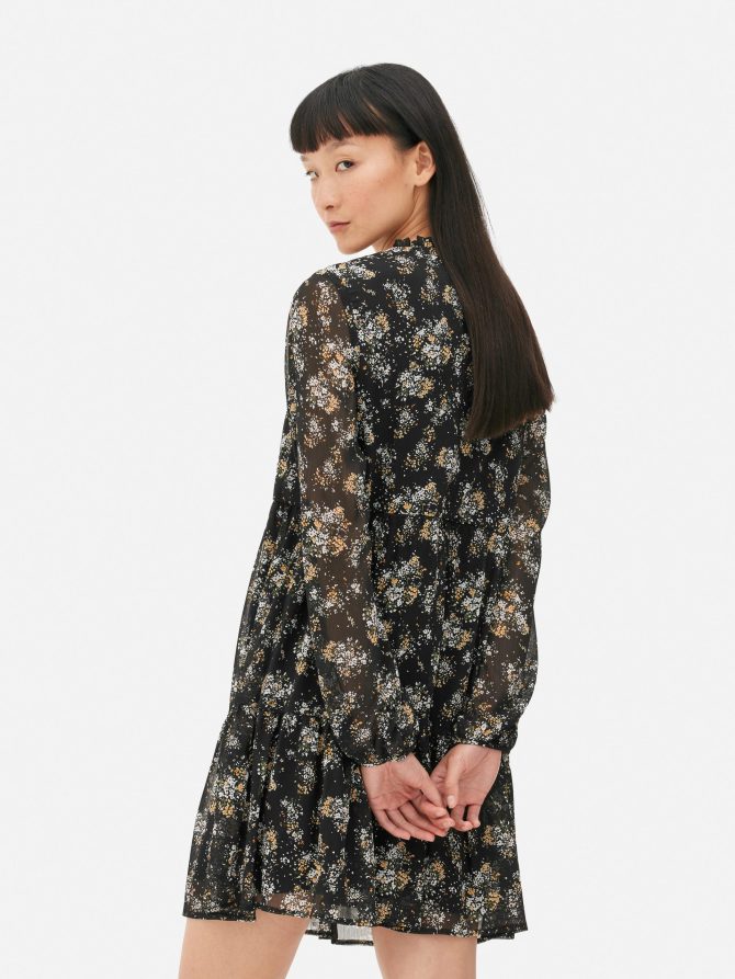 Chiffon Mini Dress - Image 4