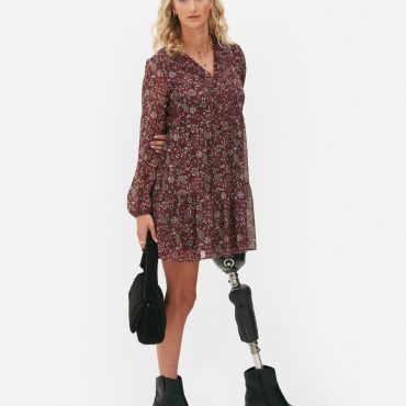 Chiffon Mini Dress