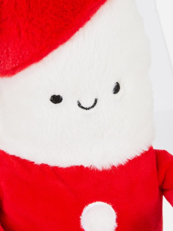 Santa Claus Candy Cane Plush Toy - Image 2