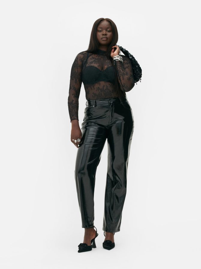 Rita Ora Lace Long Sleeve Bodysuit - Image 2