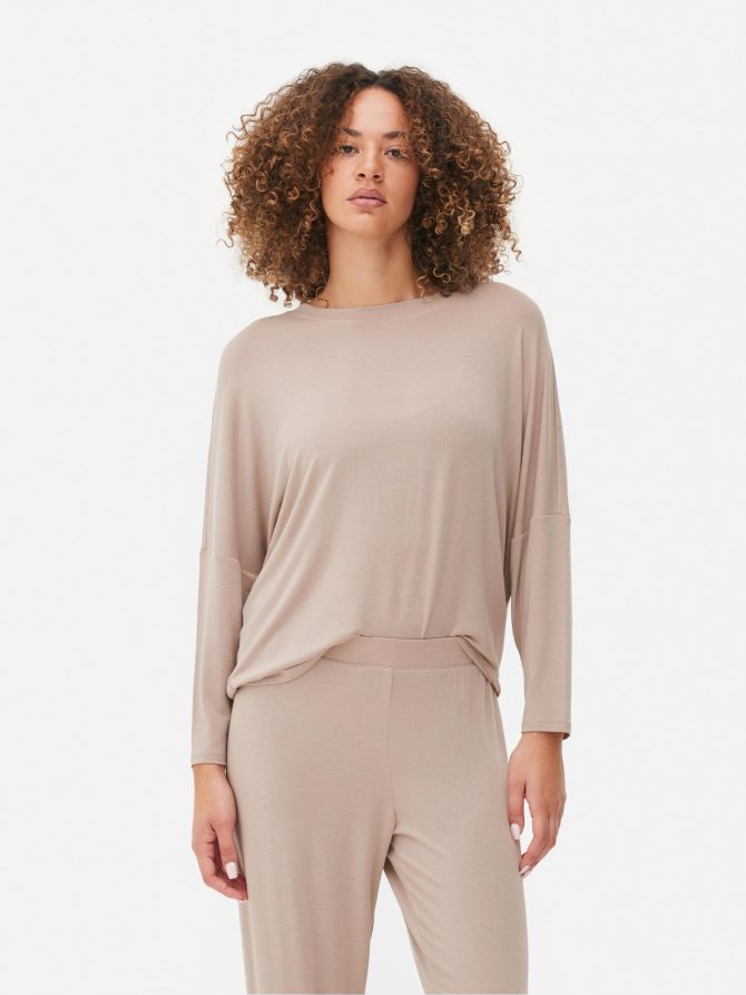 Long Sleeve Pajama Top - Image 2