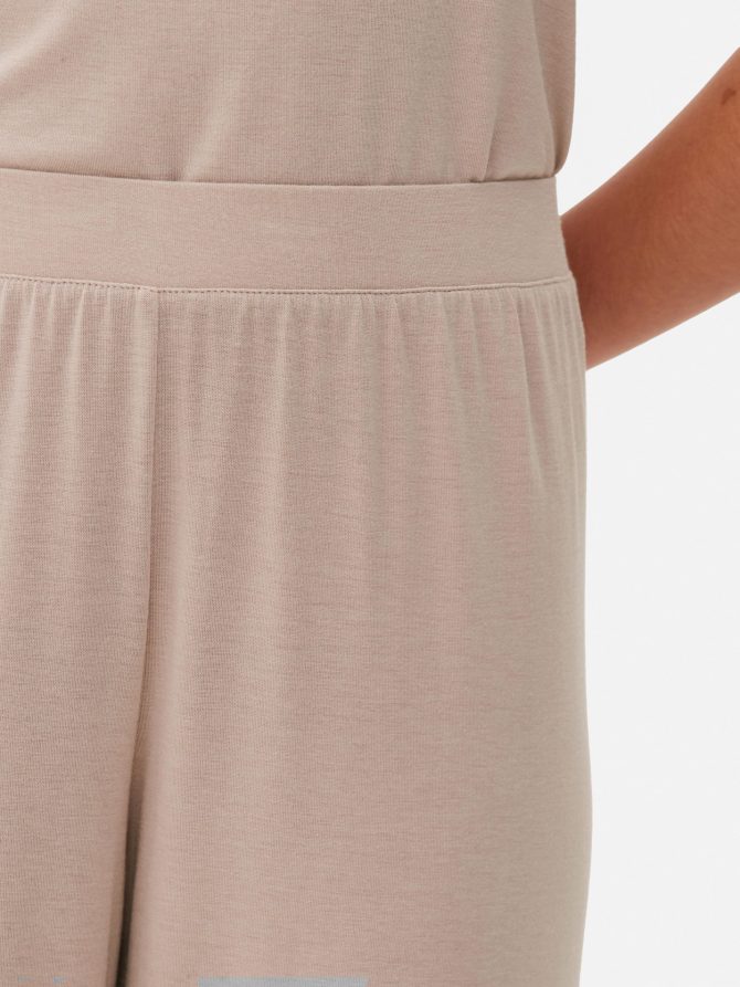 Lightweight Straight Leg Pajama Bottoms - Image 3
