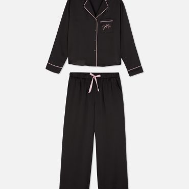 Satin Long Sleeve Pajamas