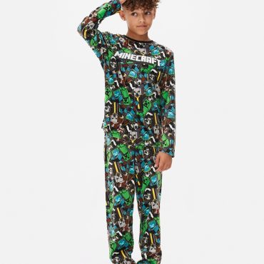 Minecraft Character Pattern Pajama Set