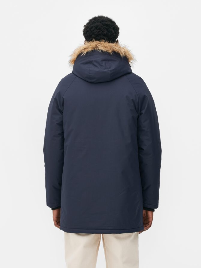 Faux Fur Trim Hooded Parka - Image 4
