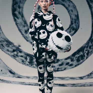 Disney Tim Burton's The Nightmare Before Christmas Velour Hoodie