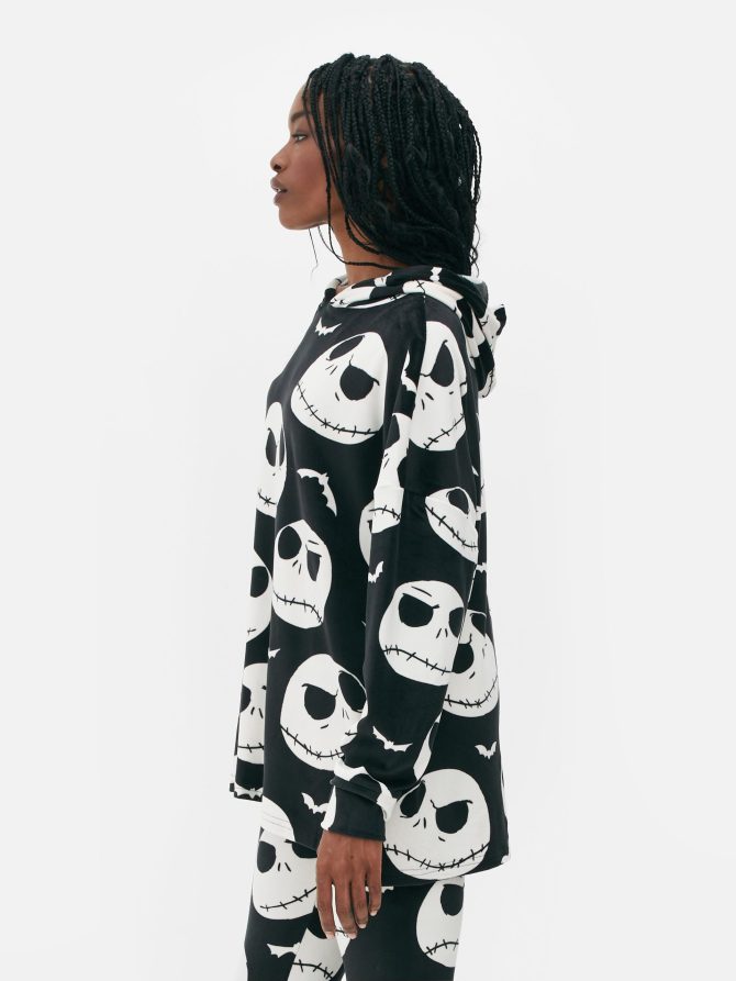 Disney Tim Burton's The Nightmare Before Christmas Velour Hoodie - Image 3