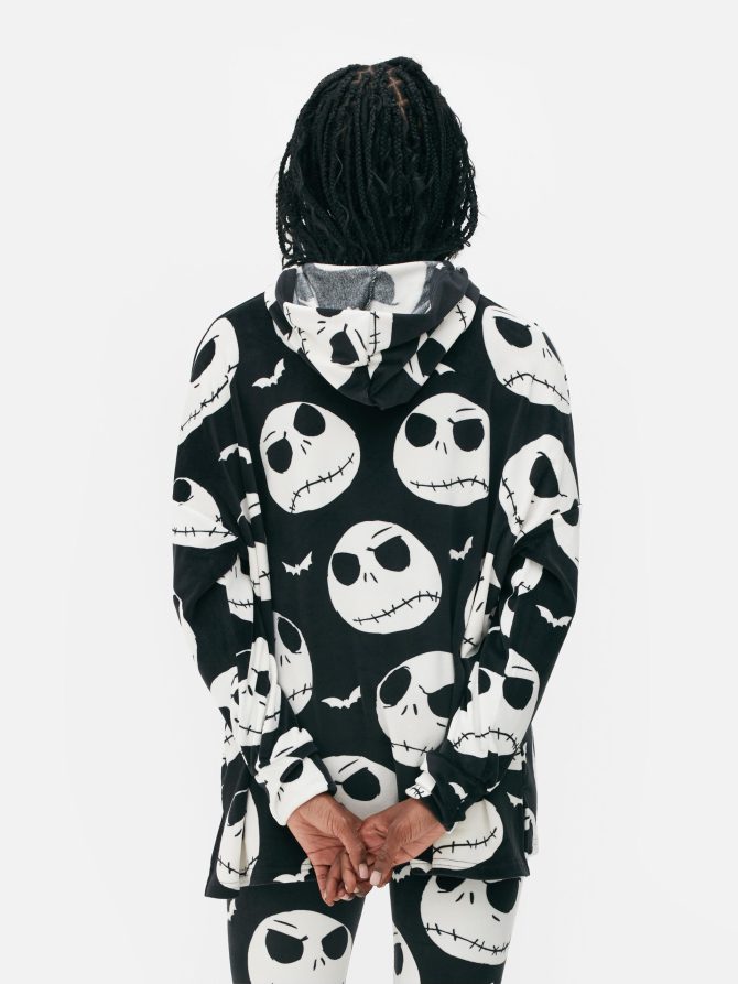 Disney Tim Burton's The Nightmare Before Christmas Velour Hoodie - Image 5