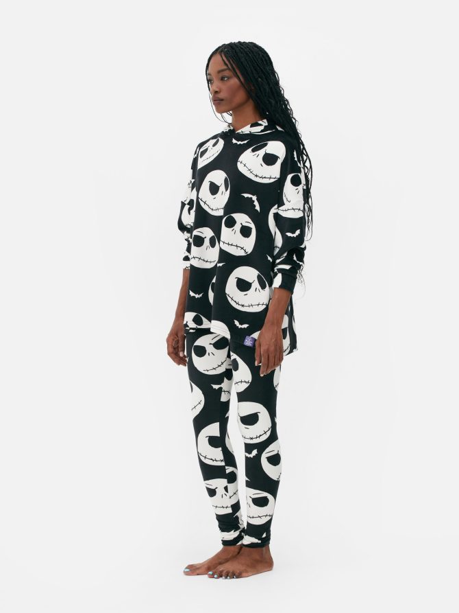 Disney Tim Burton's The Nightmare Before Christmas Velour Lounge Leggings