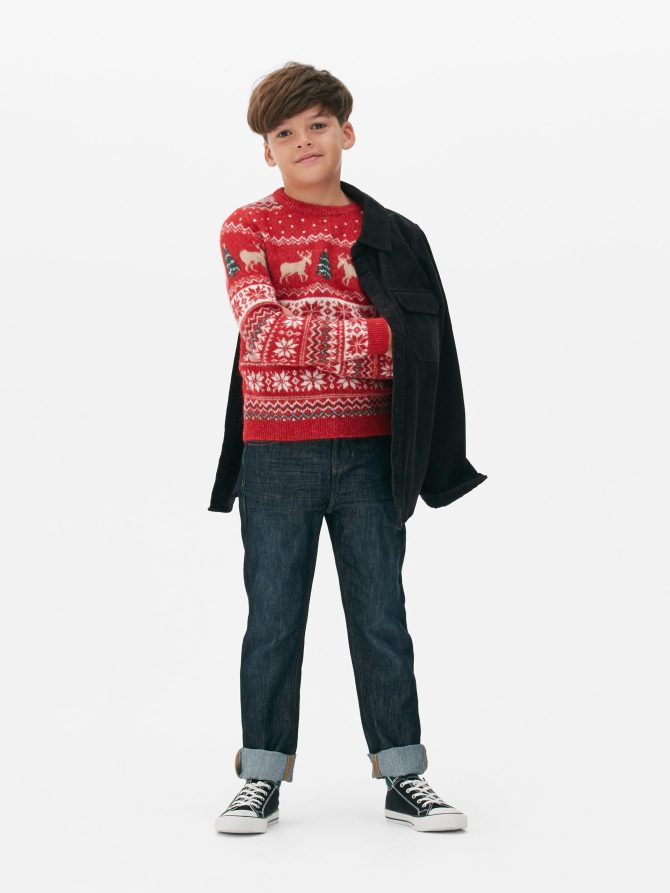Kids' Fair Isle Christmas Family Sweater