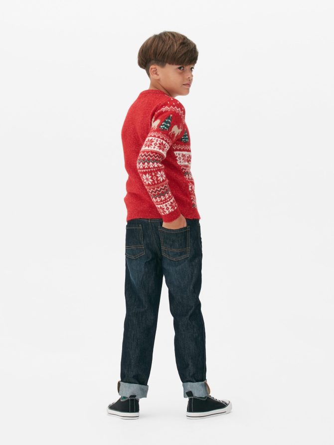 Kids' Fair Isle Christmas Family Sweater - Image 2