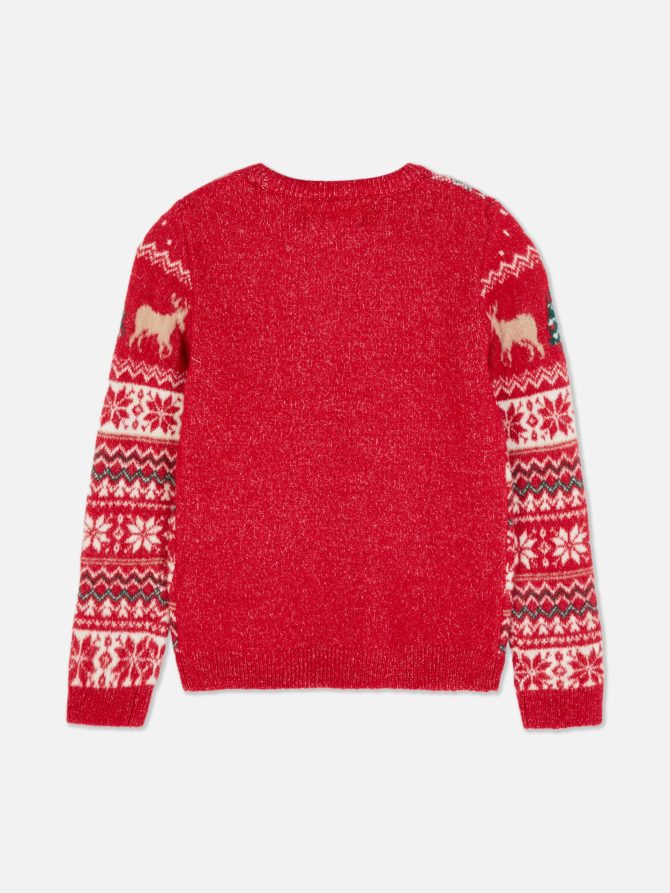 Kids' Fair Isle Christmas Family Sweater - Image 4