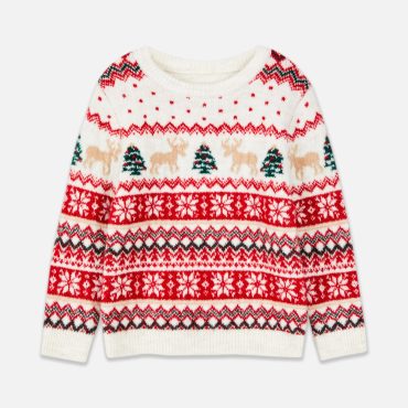 Kids' Fair Isle Christmas Sweater