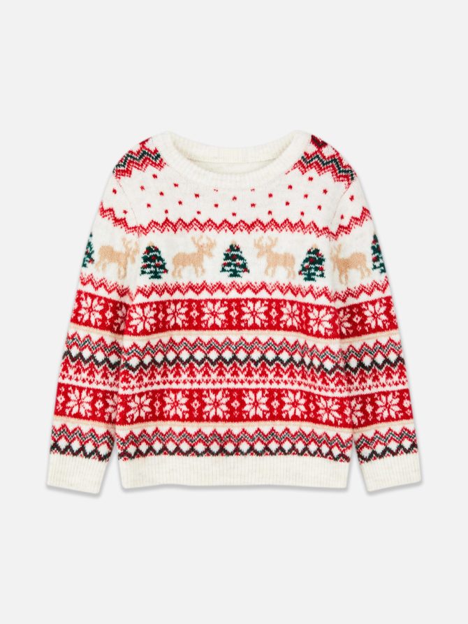 Kids' Fair Isle Christmas Sweater