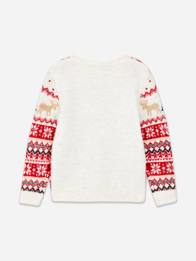 Kids' Fair Isle Christmas Sweater - Image 2