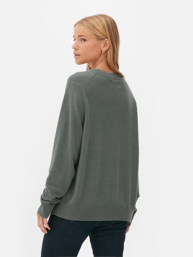 Viscose/Wool Blend Sweater - Image 4