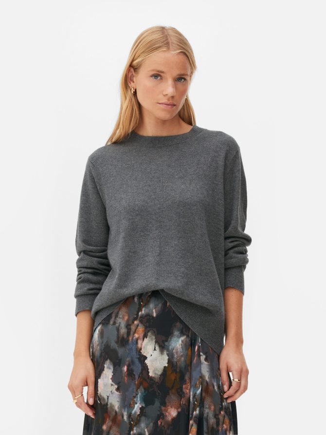 Viscose/Wool Blend Sweater