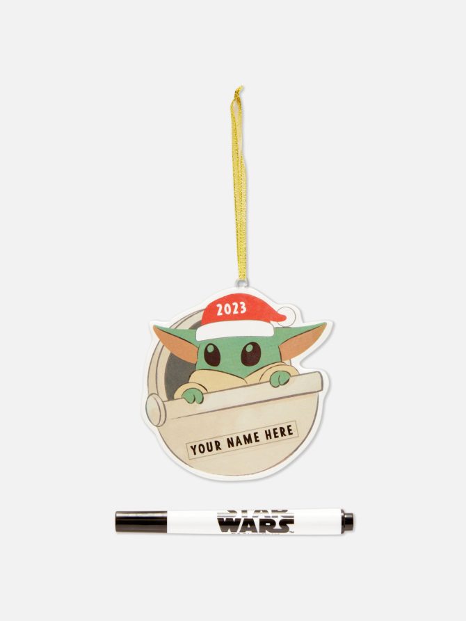 Star Wars Baby Yoda Personalized Ornament