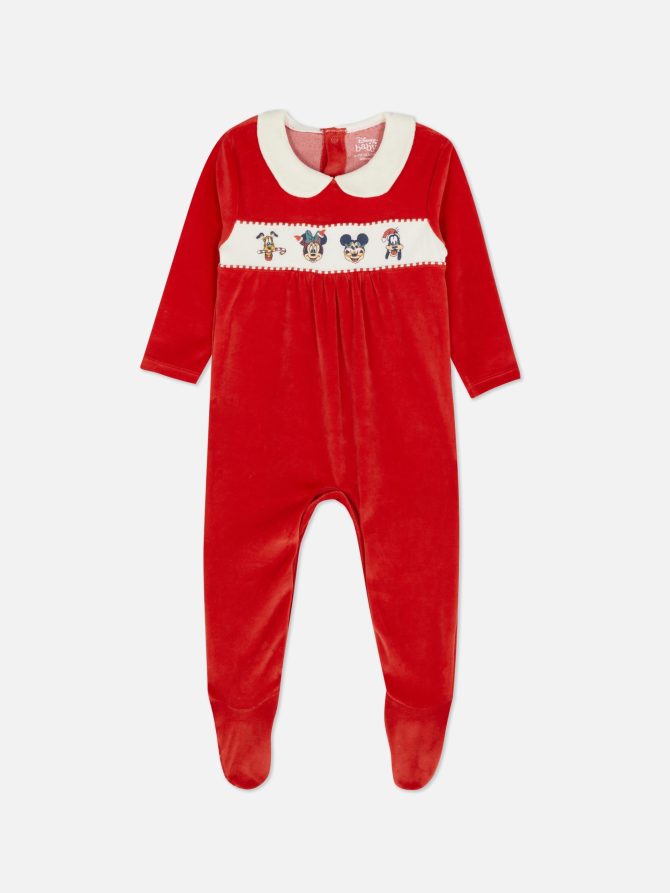 Newborn Baby Disney’s Mickey Mouse and Friends Christmas Sleeper - Image 3