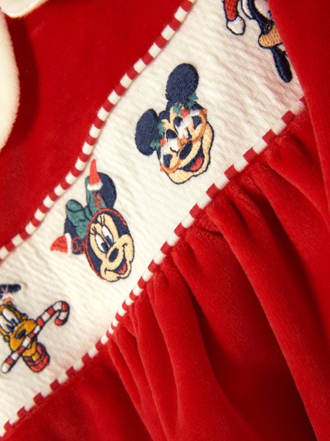 Newborn Baby Disney’s Mickey Mouse and Friends Christmas Sleeper - Image 5