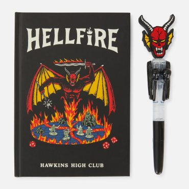 Stranger Things The Hellfire Club Notebook Set