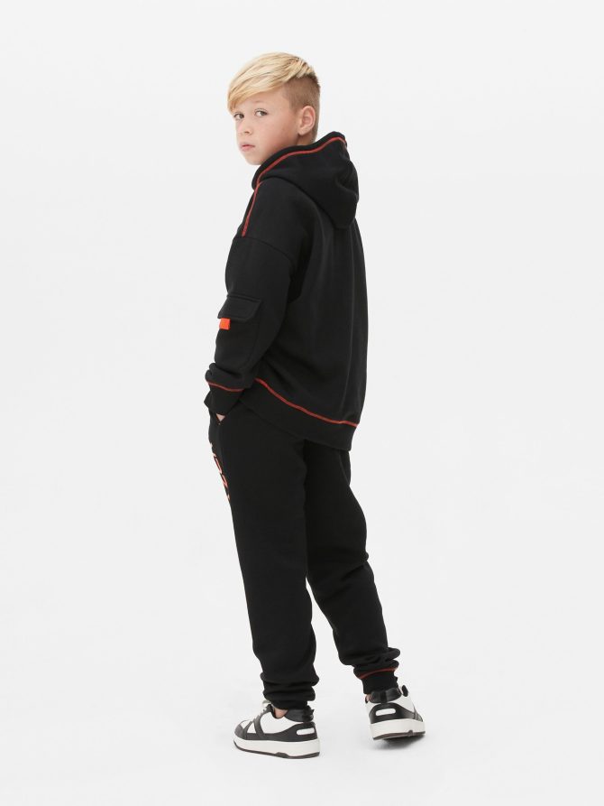Contrast Stitch Hoodie - Image 2