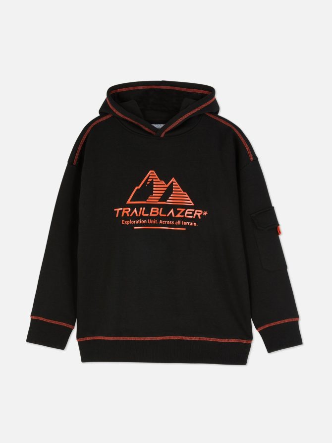 Contrast Stitch Hoodie - Image 3