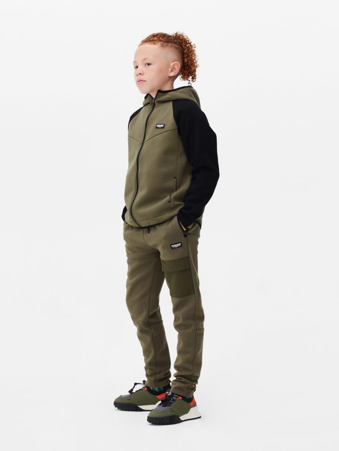 Track Zip-up Hoodie Set