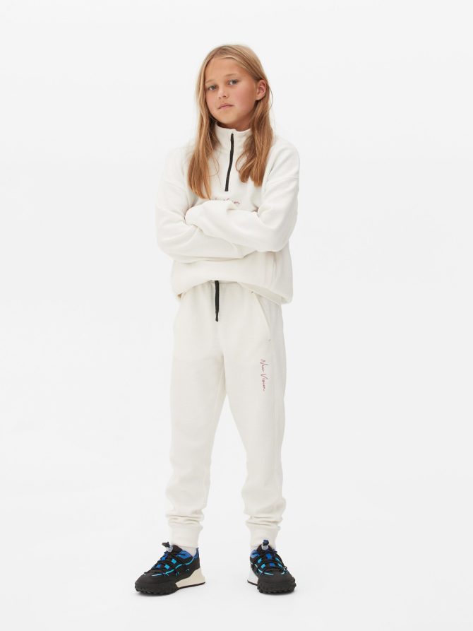 Embroidered Half-Zip Sweatshirt