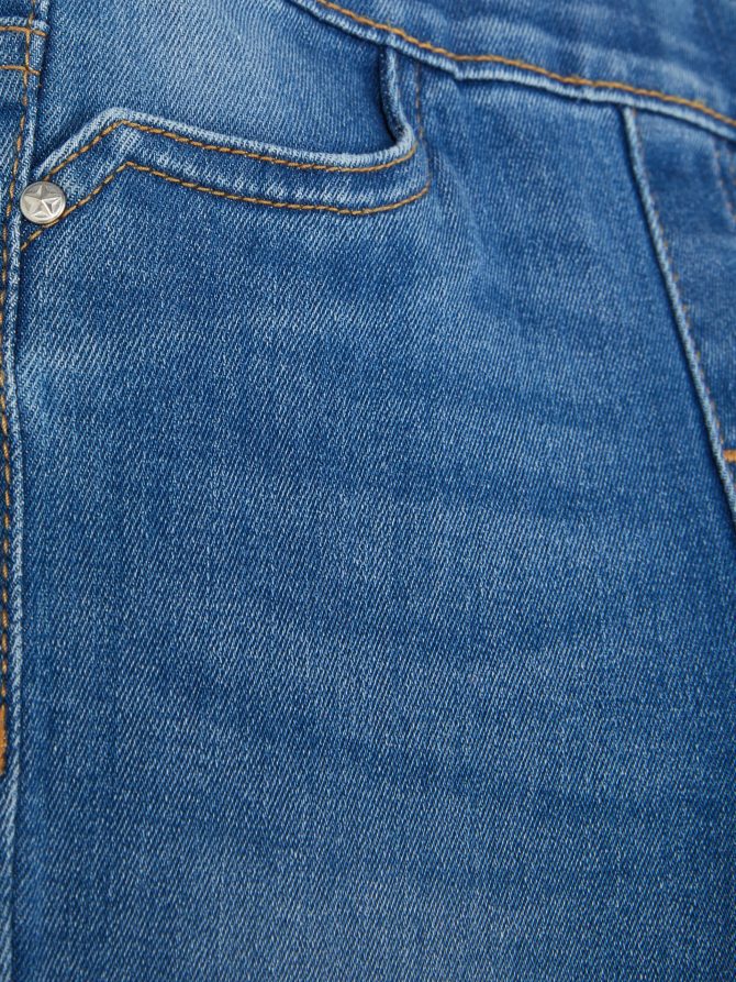 Stone Wash Stretch Jeggings - Image 3