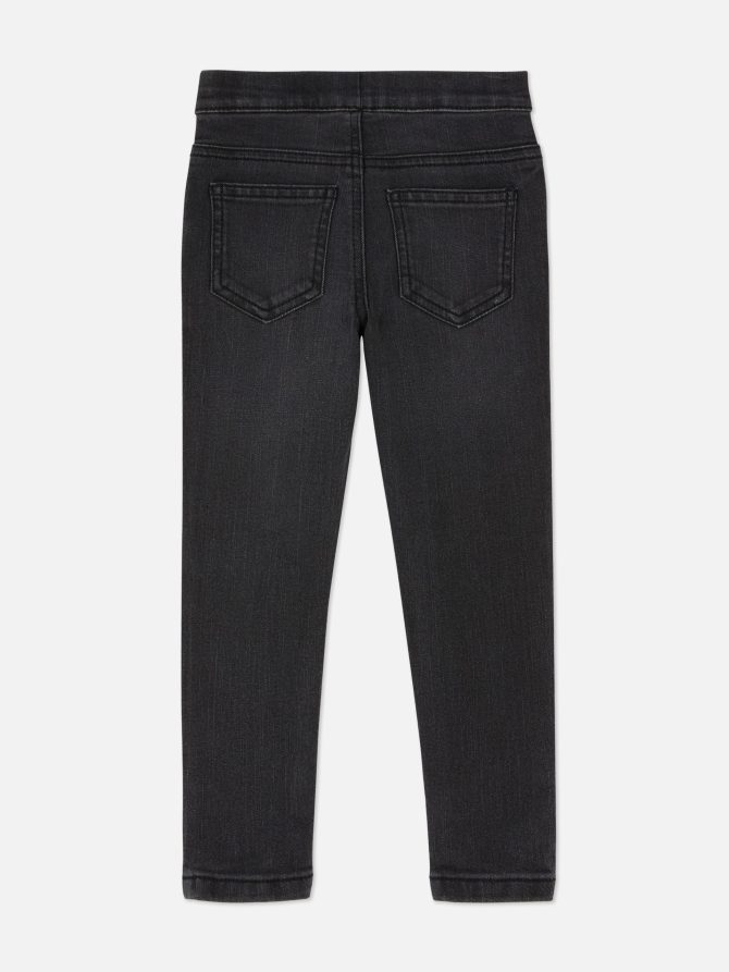 Stone Wash Stretch Jeggings - Image 2