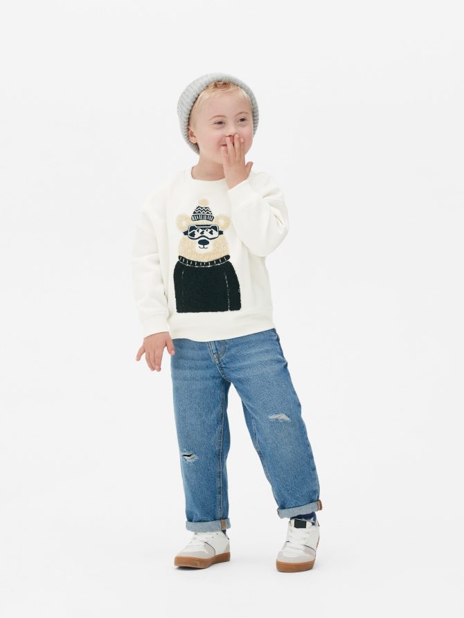 Bouclé Bear Sweatshirt