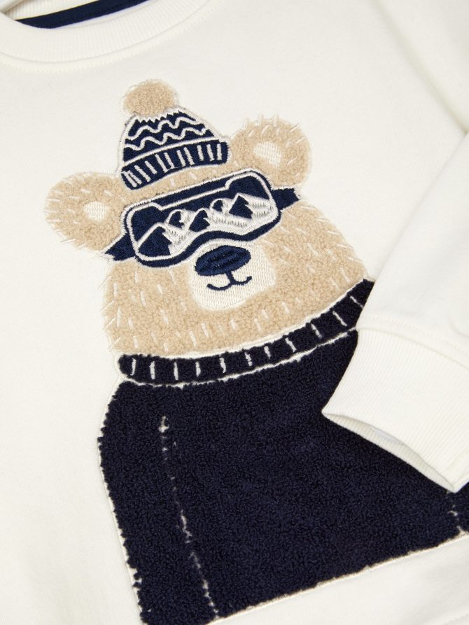 Bouclé Bear Sweatshirt - Image 5